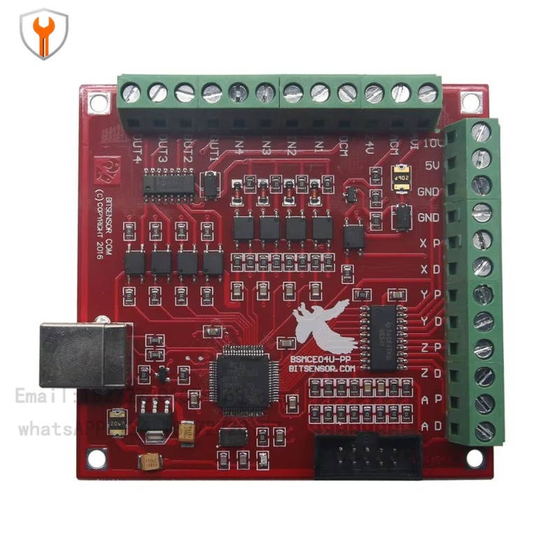 Mach3 Usb Cnc Controller 4 Axis 100Khz - Pengontrol gerak driver antarmuka 4-axis papan