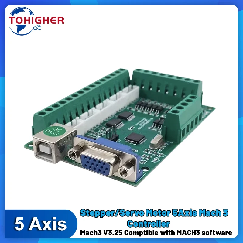 Papan Antarmuka 5 Sumbu Papan  - 5 Axis Cnc Breakout Board Interface Mach3 ulasan dan harga