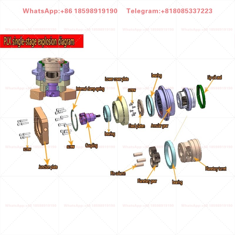 Reduktor Gigi Heliks Presisi T - Planetary Gearbox Reducer Nema 23 34 ulasan dan harga