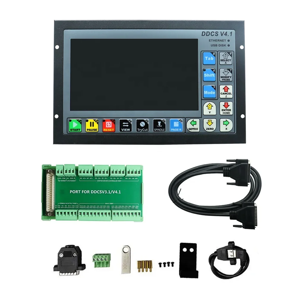 2026 HLTNC Pengontrol CNC DDCS - Ddcs V4.1 4 Axis Cnc Offline Controller ulasan dan harga