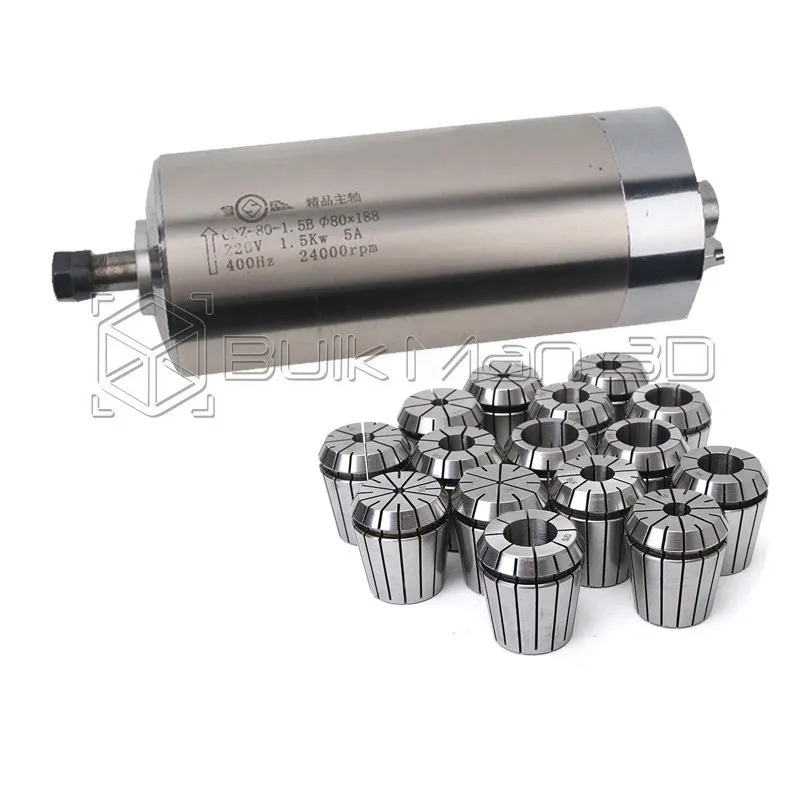 Motor Spindle Berpendingin Air - Er20 Collet Chuck Spindle Motor 220V ulasan dan harga