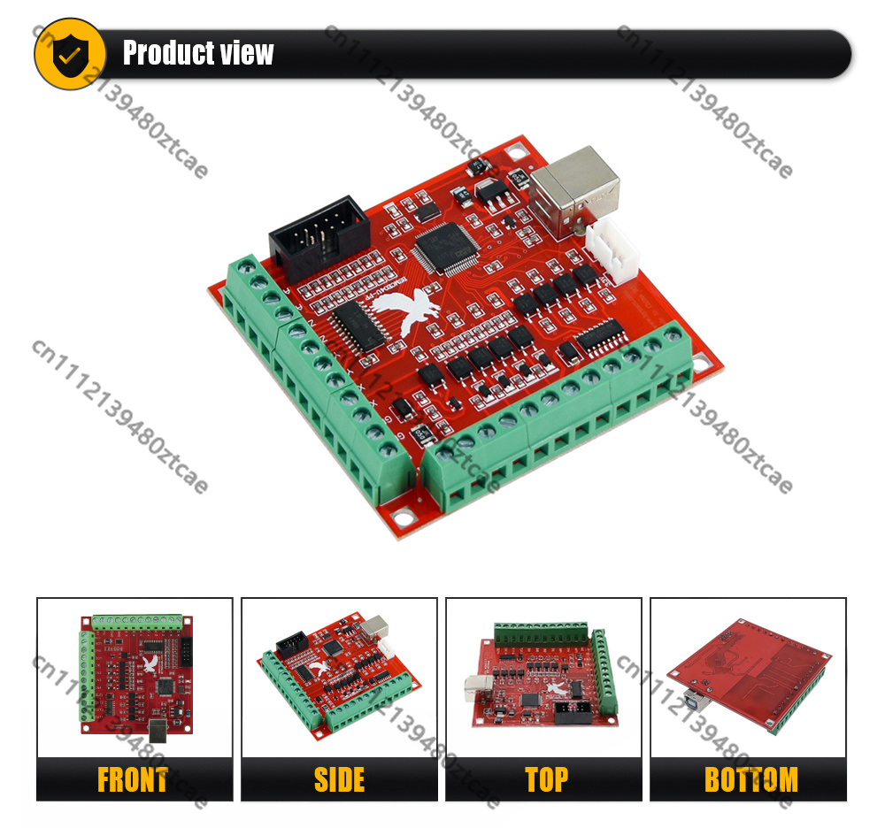 Papan Breakout USB 100KHz 4 Ax - Mach3 Usb Cnc Controller 4 Axis 100Khz ulasan dan harga